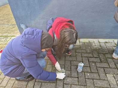 Stolpersteine gereinigt