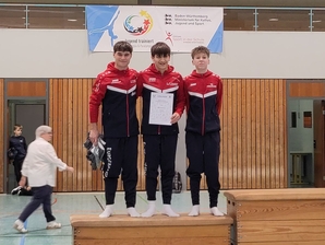 Silbermedaille beim Landesfinale JtfO Gerätturnen